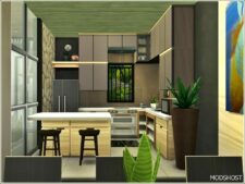 Sims 4 Mod: Modern Forest House No CC (Image #7)