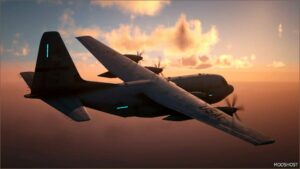 GTA 5 Aircraft Mod: C-130J Super Hercules Add-On | Lods (Image #4)