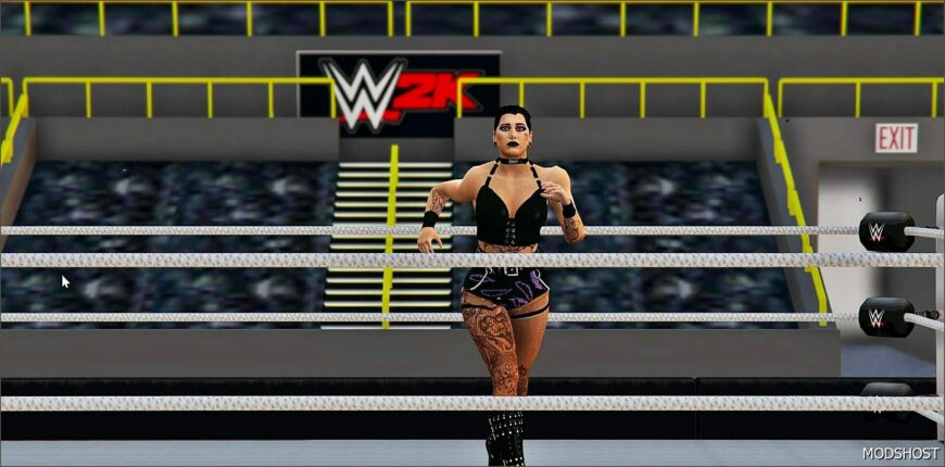 GTA 5 Player Mod: Rhea Ripley from WWE 2K23 Add-On PED (Featured)