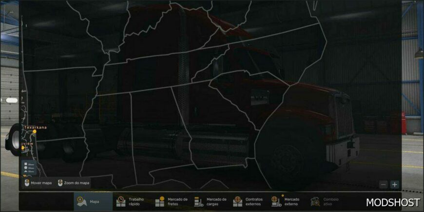 ATS Mod: Drag Map 28 08 2024 1.51 (Featured)