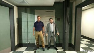 GTA 5 Player Mod: Taller Steve Haines V1.1 (Image #2)