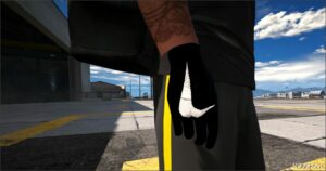 GTA 5 Player Mod: Nike Gloves Retexture for Franklin (Image #2)