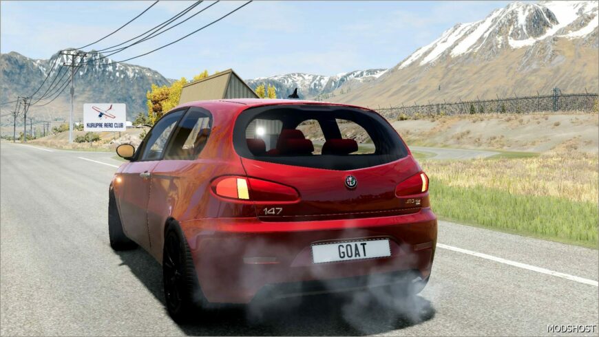 BeamNG Alfa Romeo Car Mod: 147 0.32 (Featured)