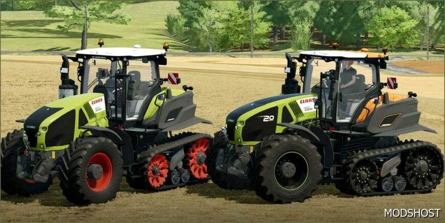 FS22 Claas Tractor Mod: Axion 930/960 Terra Trac & 960 Terra Trac 20 Years (Featured)