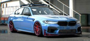 GTA 5 BMW Vehicle Mod: M5 CS Mansory Custom Remade 5 Seaters (Featured)