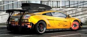 GTA 5 Lamborghini Vehicle Mod: Gallardo Liberty Walk Custom (Image #2)