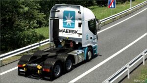 ETS2 Iveco Mod: Skin Maersk Iveco Hi-Way 27 08 2024 1.51 (Image #4)