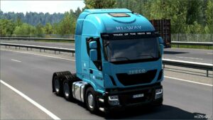 ETS2 Iveco Mod: Skin Maersk Iveco Hi-Way 27 08 2024 2.0 1.51 (Image #5)