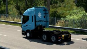 ETS2 Iveco Mod: Skin Maersk Iveco Hi-Way 27 08 2024 2.0 1.51 (Image #8)