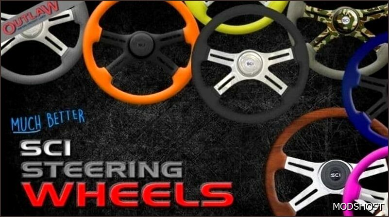 ATS Part Mod: Improved SCI Steering Wheels V1.9 (Featured)