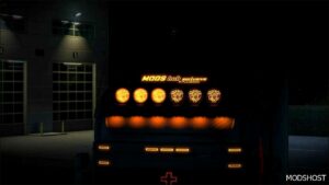 ETS2 Hella Part Mod: Next Level Hella Orange Headlights Bulbs V1.5 1.50 (Image #3)