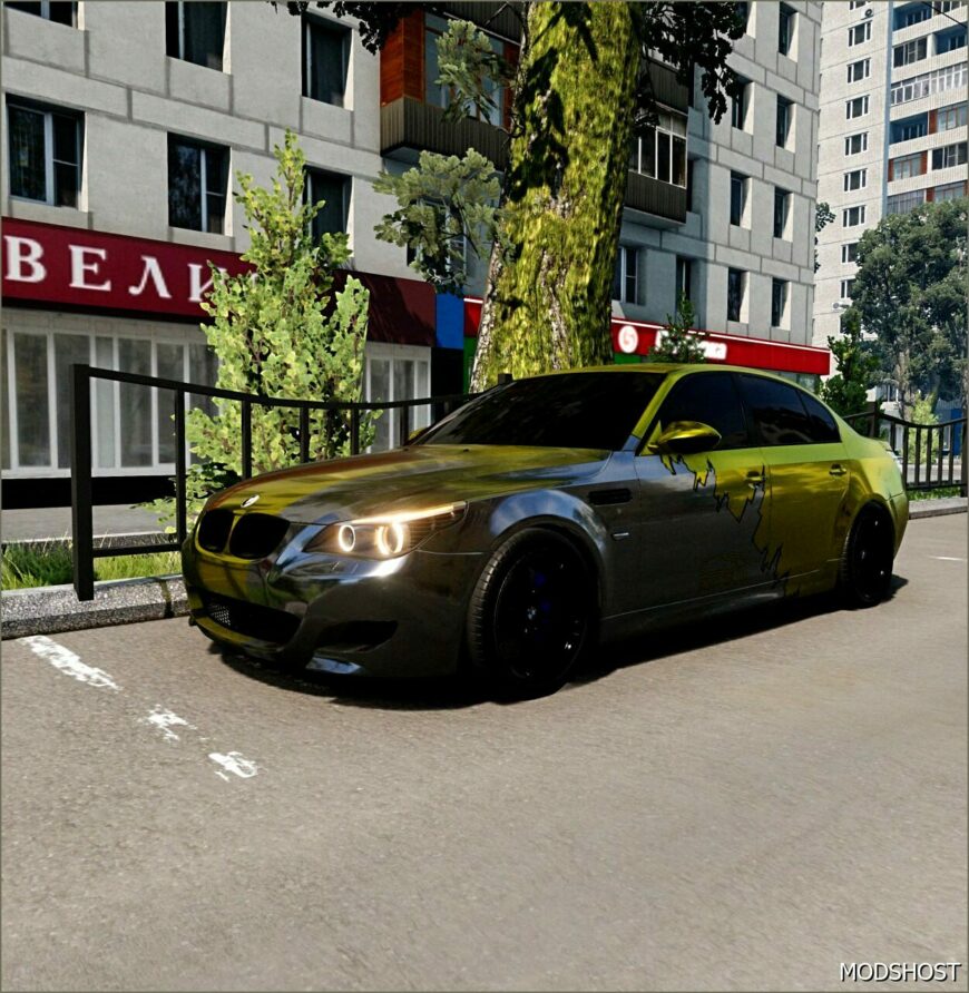 BeamNG BMW Car Mod: M5 E60 0.32 (Featured)