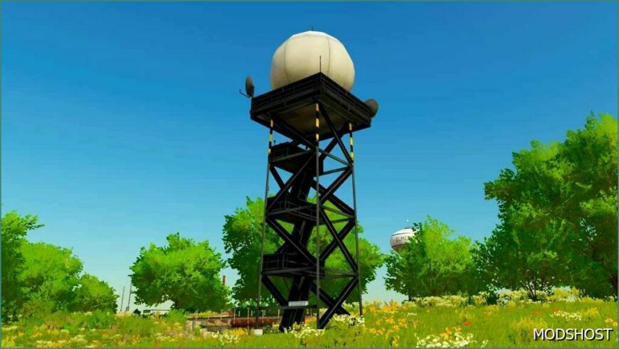 FS22 Placeable Mod: Weather Radar (Featured)