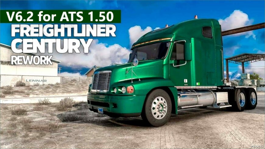 ATS Freightliner Truck Mod: Century Class V6.2 (Featured)