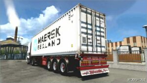 ETS2 Trailer Mod: Weeda D-Tec Container 1.50 (Featured)