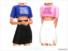 Sims 4 Everyday Clothes Mod: Lyra Dress (Featured)