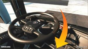 ETS2 Mod: Animated Steering Wheel, Pedals + Custom Dashboard V1.5 (Image #2)