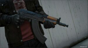 GTA 5 Weapon Mod: Aks-74U from MW 2022 (Featured)