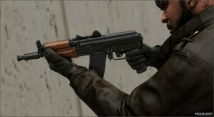 GTA 5 Weapon Mod: Aks-74U from MW 2022 (Image #3)