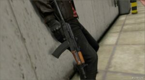 GTA 5 Weapon Mod: Aks-74U from MW 2022 (Image #5)