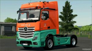 FS22 Mercedes-Benz Mod: 2020 Mercedes Benz Actros MP5 Truck (Featured)