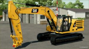 FS22 Caterpillar Forklift Mod: CAT 336 Nextgen & 336E (Image #2)