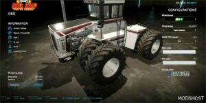 FS22 Big Bud Tractor Mod: 450 Rust Edition V1.2 (Featured)