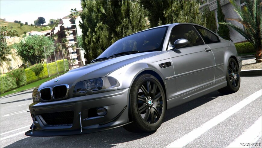 GTA 5 BMW Vehicle Mod: M3 E46 2005 Replace | Tuning V1.1 (Featured)