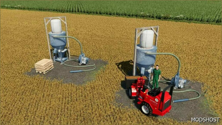 FS22 Placeable Mod: Grist Mill with Mixer Cross Play (Featured)