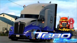 ATS Kenworth Truck Mod: T680 Next GEN Prime 1.51 (Featured)