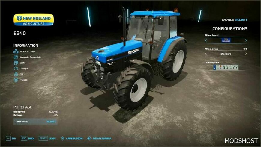 FS22 NEW Holland Tractor Mod: 8340 Rust Edition (Featured)