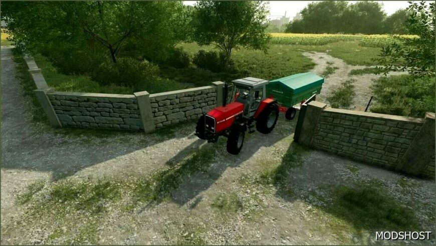 FS22 Placeable Mod: Stone Walls V1.0.2 (Featured)