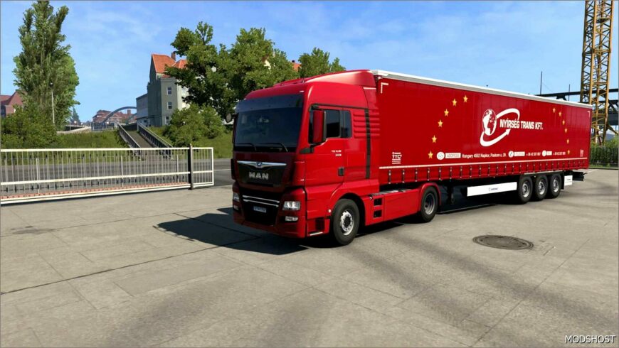 ETS2 Mod: Combo Skin Nyírség Trans KFT (Featured)