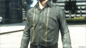 GTA 5 Player Mod: Gold Accent Shiny Tucked Shirts for MP Male (Image #4)