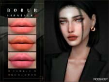 Sims 4 Female Makeup Mod: Semi-Matte Lipstick (Image #2)