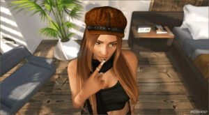 GTA 5 Player Mod: Meadow HAT for MP Female (Image #5)