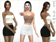 Sims 4 Female Clothes Mod: Belinda TOP (Featured)