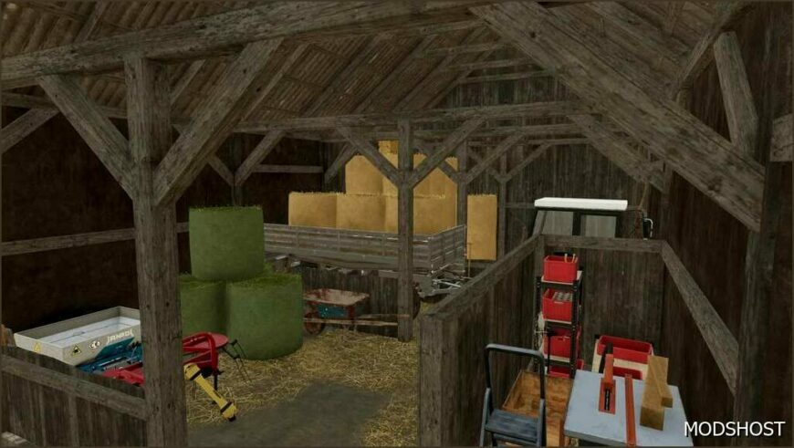 FS22 Placeable Mod: Wooden Buildings (Featured)