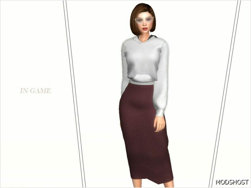 Sims 4 Female Clothes Mod: AVA Suit (Featured)