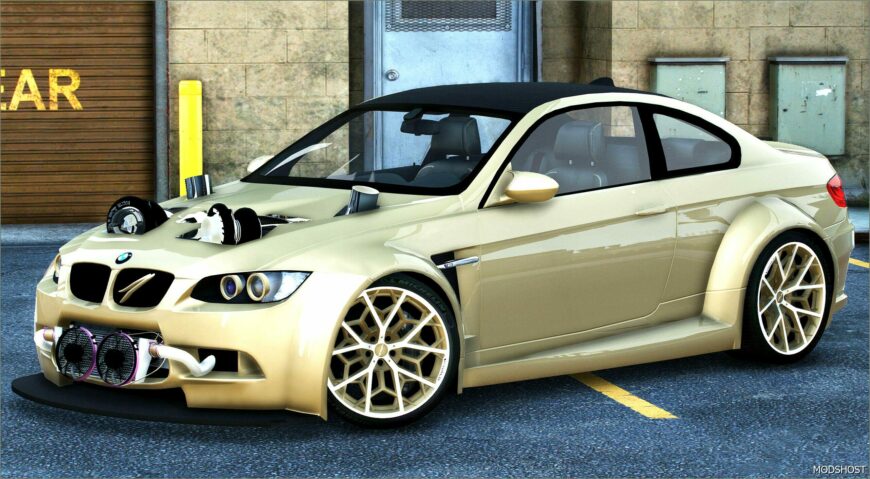 GTA 5 BMW Vehicle Mod: E92 M3 BIG Block (Featured)