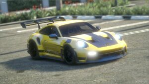 GTA 5 Porsche Vehicle Mod: 992 GT3 RS Debagged (Featured)