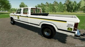 FS22 Ford Car Mod: 1986 Ford F350 John Deere Dealer Truck (Image #8)