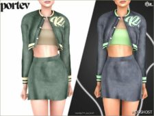 Sims 4 Teen Clothes Mod: Varsity SET (Image #2)