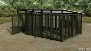 FS22 Placeable Mod: Metal DOG Playpen (Image #2)