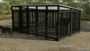 FS22 Placeable Mod: Metal DOG Playpen (Image #4)