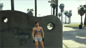 GTA 5 Player Mod: Better Muscle Female (Image #2)