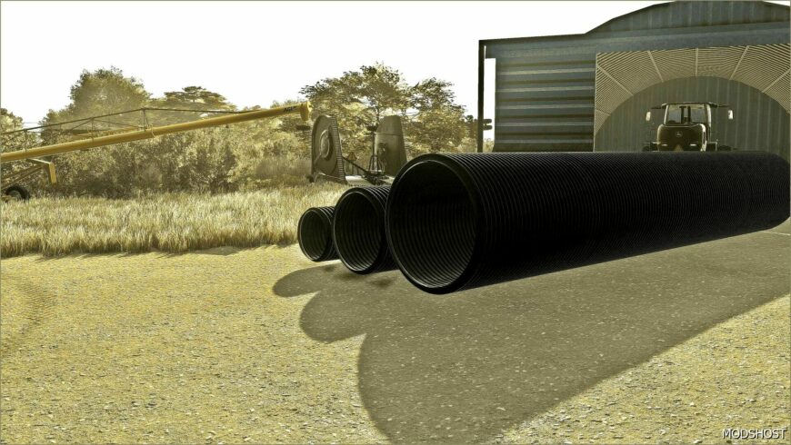 FS22 Placeable Mod: Neat Distribution Corragated Culvert SET (Featured)