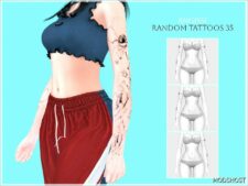 Sims 4 Female Mod: Random Tattoos 35 (Featured)