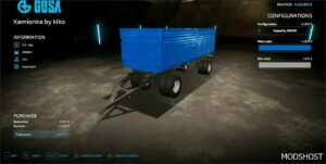 FS22 Mod: Gosa Agricultural Trailer Beta (Image #2)