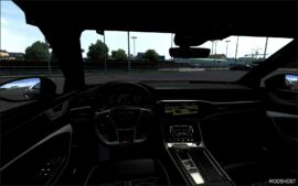 ETS2 Audi Car Mod: RS6 Avant C8 2020 V1.4 1.51 (Image #3)